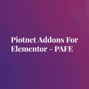 Piotnet Addons For Elementor Pro