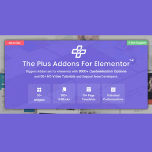 The Plus – Addon for Elementor Page Builder WordPress Plugin